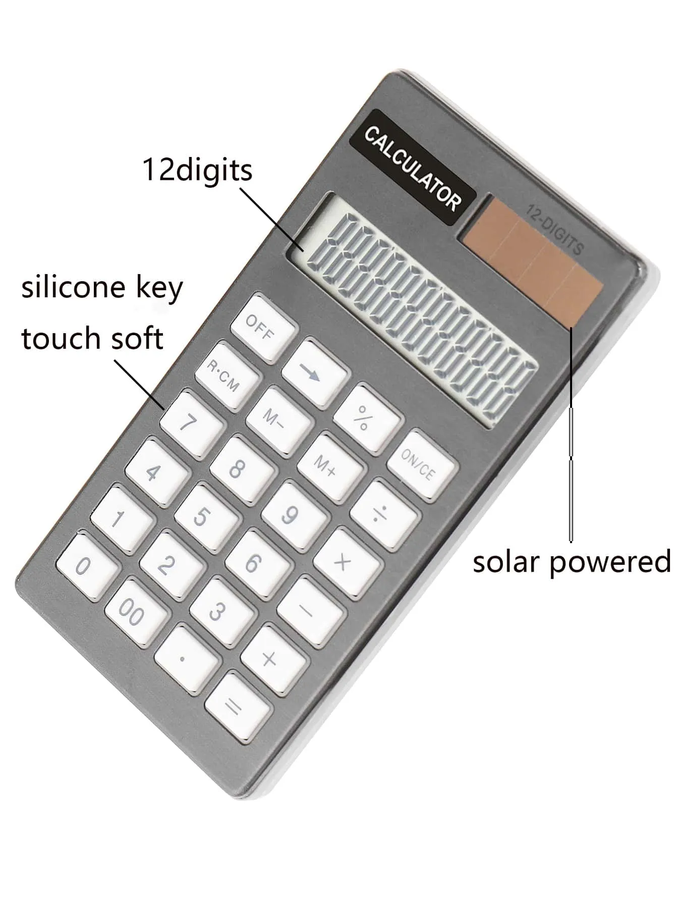 1pc Mini Solar Digital Calculator