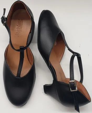 2" Amoura -- Women's T-Strap Closed Toe  Ballroom Shoe