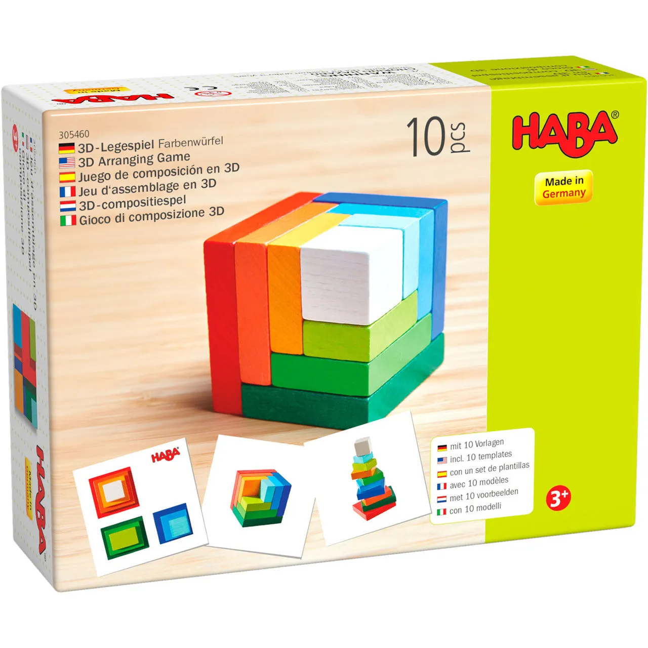 3D Arranging Rainbow Cube