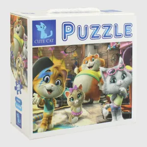 44 Cats Puzzle Cats - 2 in 1 (20 & 24 Pieces)