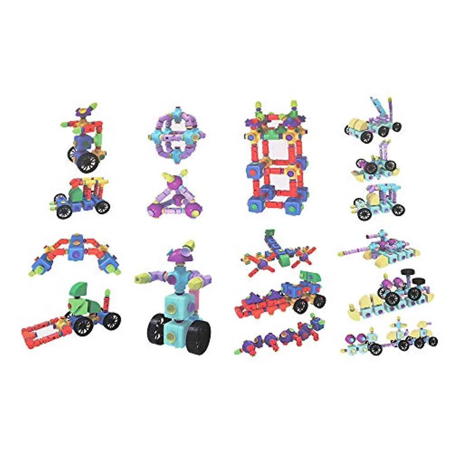 82 Pcs DIY Magnetic Sucker Building Blocks Toys