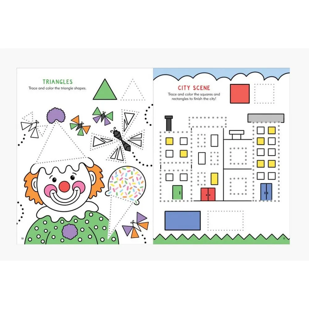 ABC 123 Preschool Activity Book