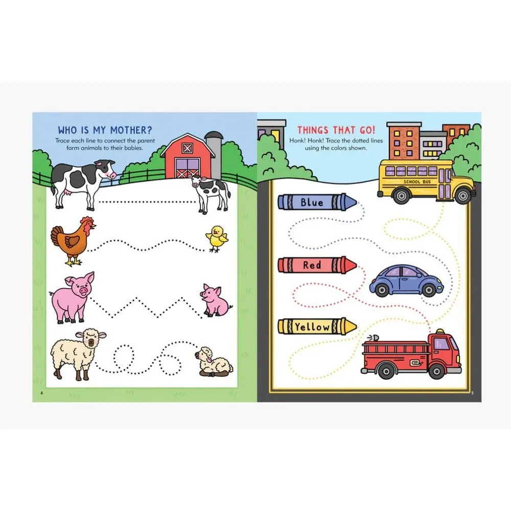 ABC 123 Preschool Activity Book