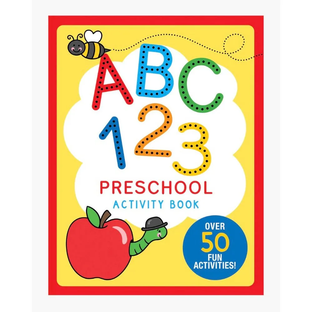 ABC 123 Preschool Activity Book