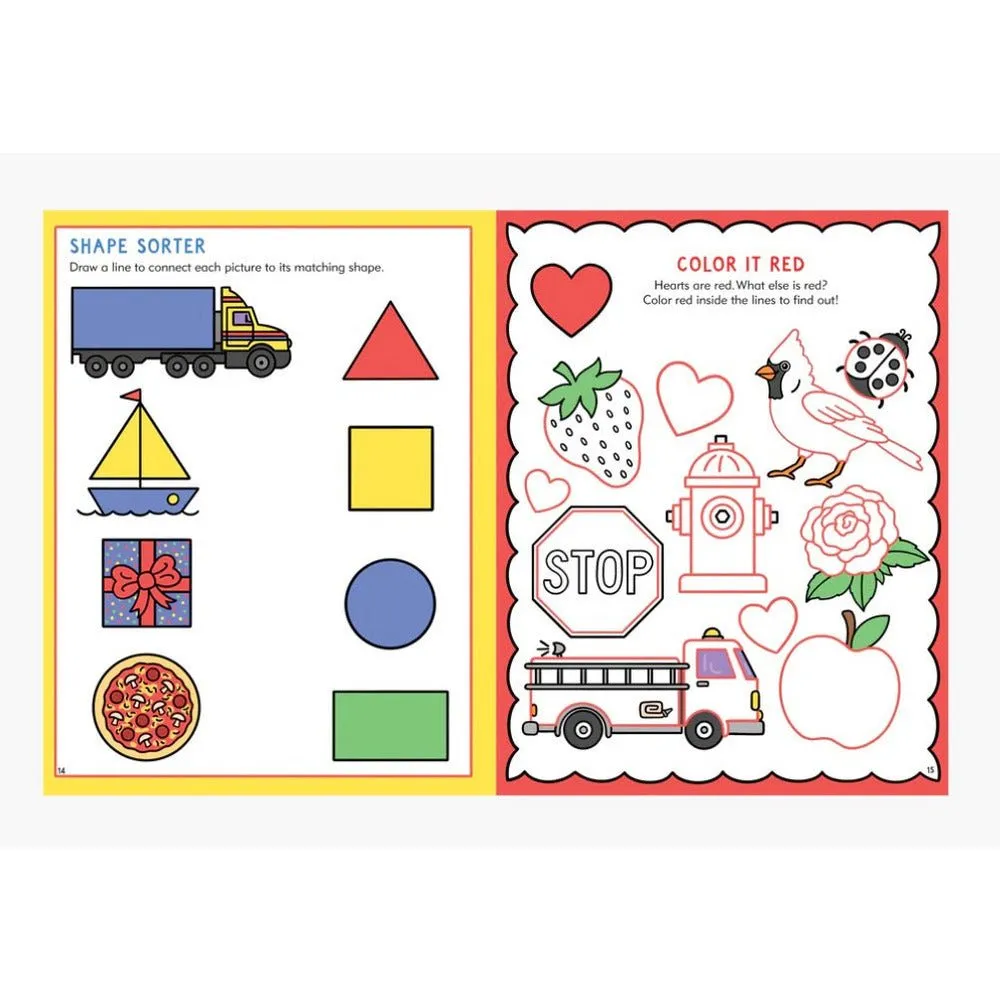 ABC 123 Preschool Activity Book