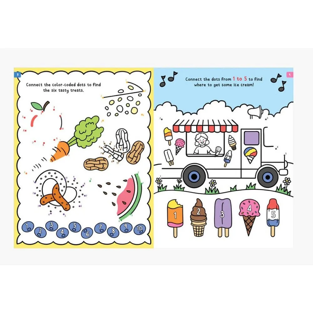 ABC'S And Numbers Dot To Dot Coloring Book