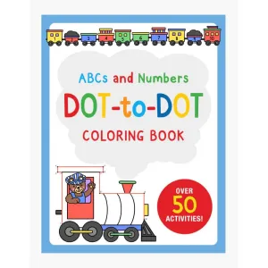 ABC'S And Numbers Dot To Dot Coloring Book