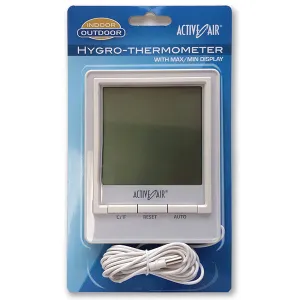 Active Air® Hygro-Thermometer with Jumbo LCD Display, Digital