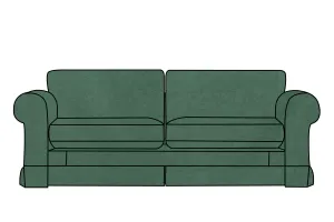 Albany | 3 Seater Extra Loose Cover | Kingston Green