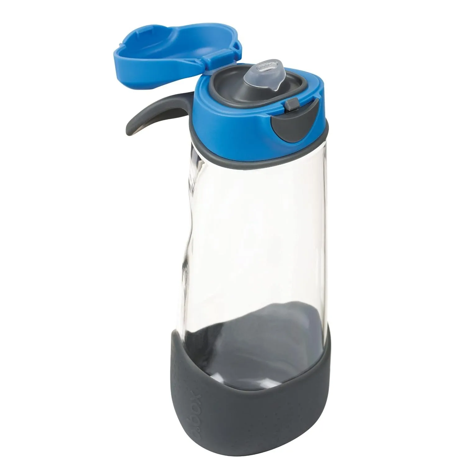 B Box Sport Spout Drink Bottle 600ml - Blue Slate / Strawberry Shake