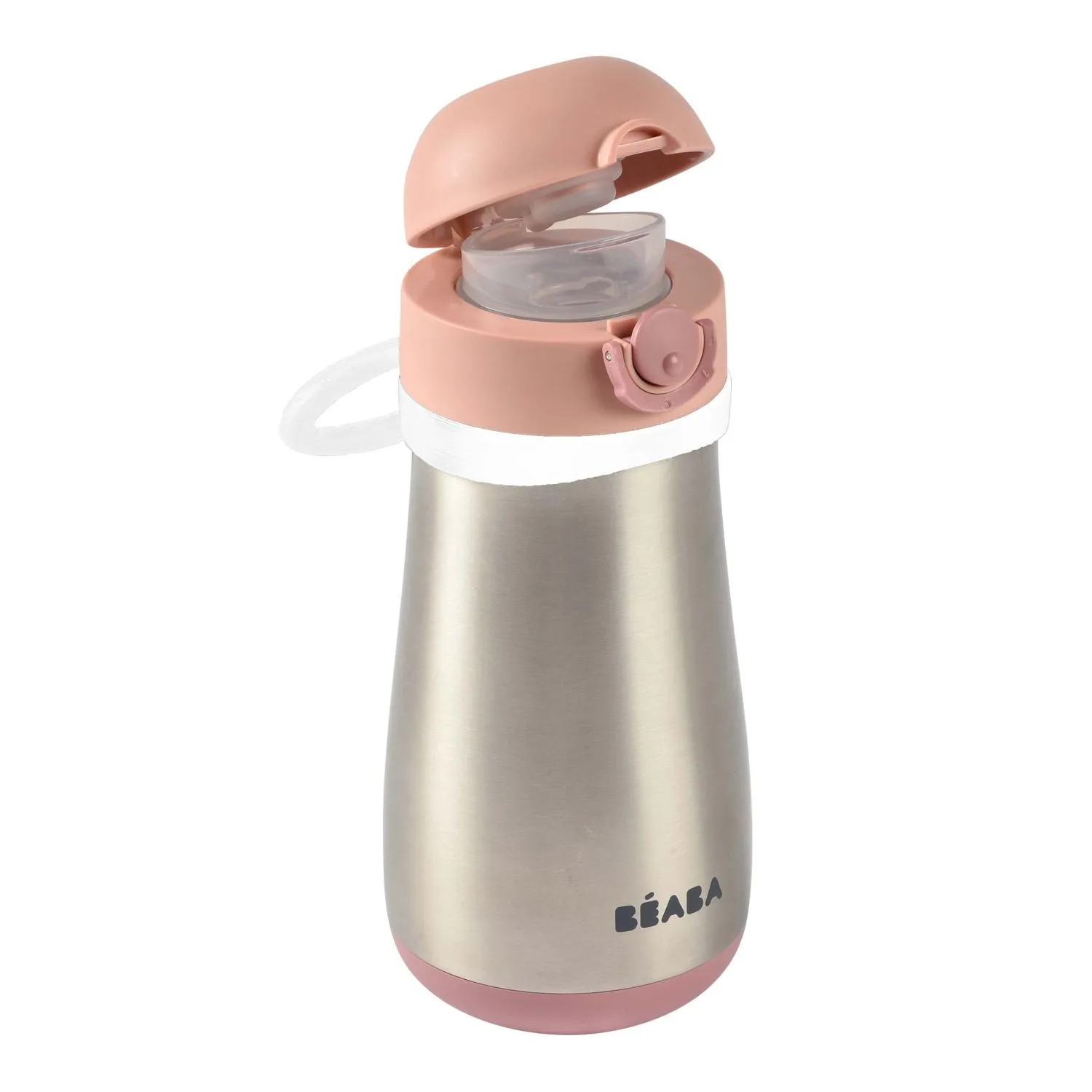 Beaba Stainless Steel Spout Cup - Pink