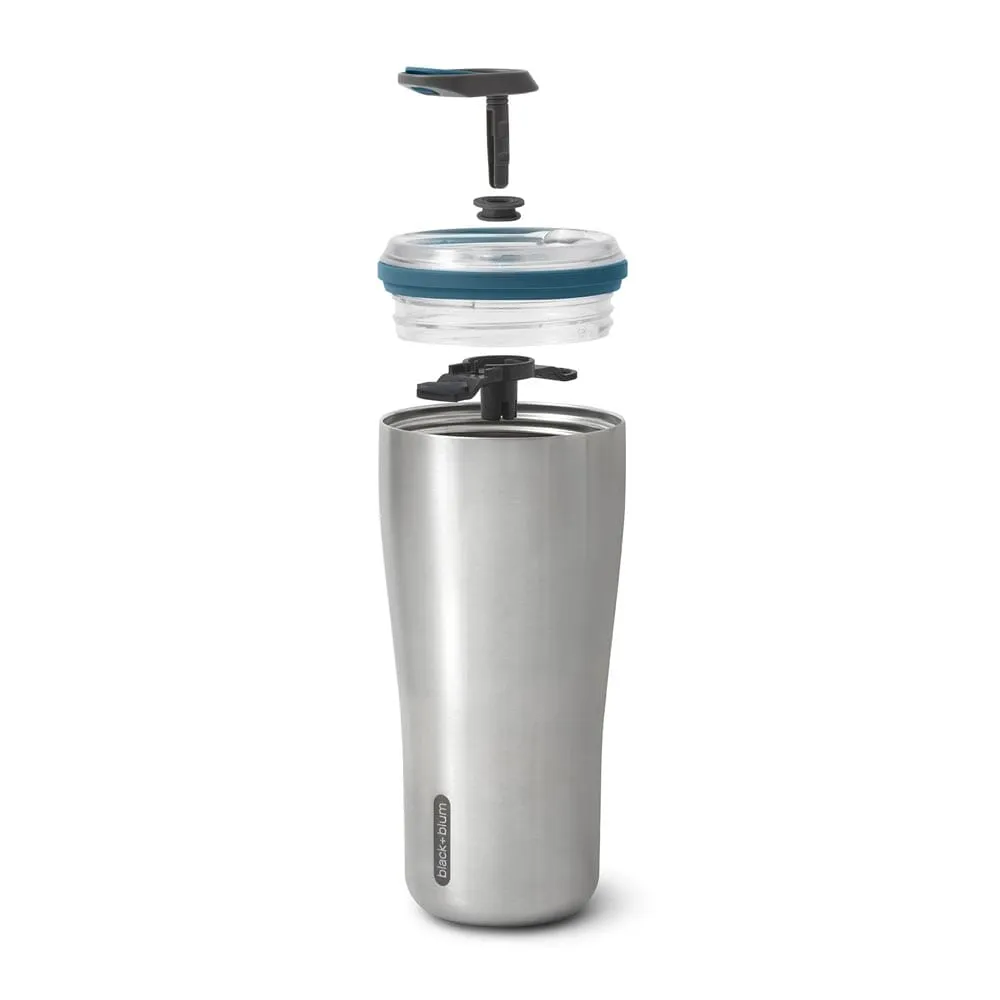 Black   Blum Stainless Steel Travel Tumbler