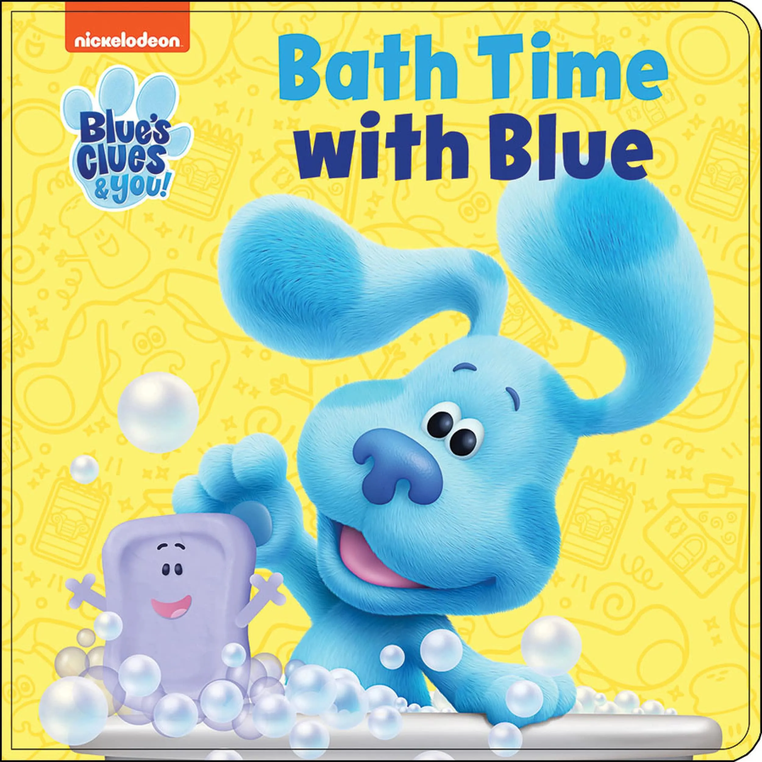 Blue's Clues & you! - Bath Time with Blue - Waterproof Bath Book / Bath Toy