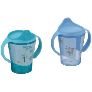 BORN FREE 6-Ounce Training Cup 2 Pack - Boys