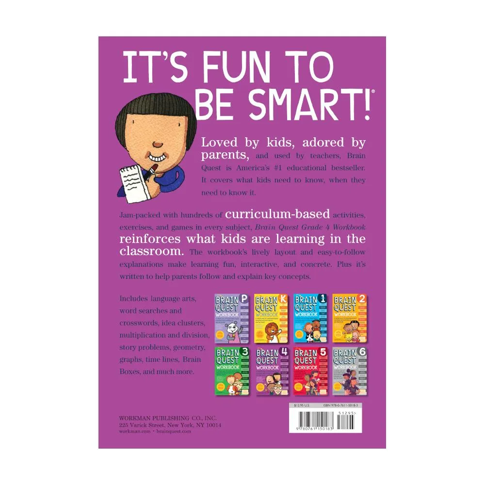 Brain Quest Grade 4 Workbook