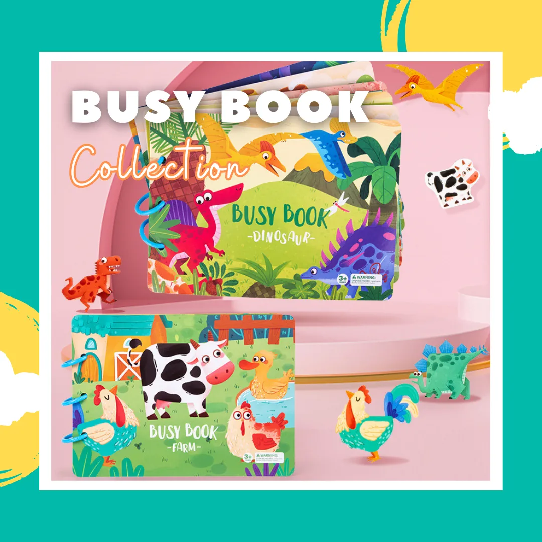 Busy Books for Preschoolers (Various Topics & Themes)