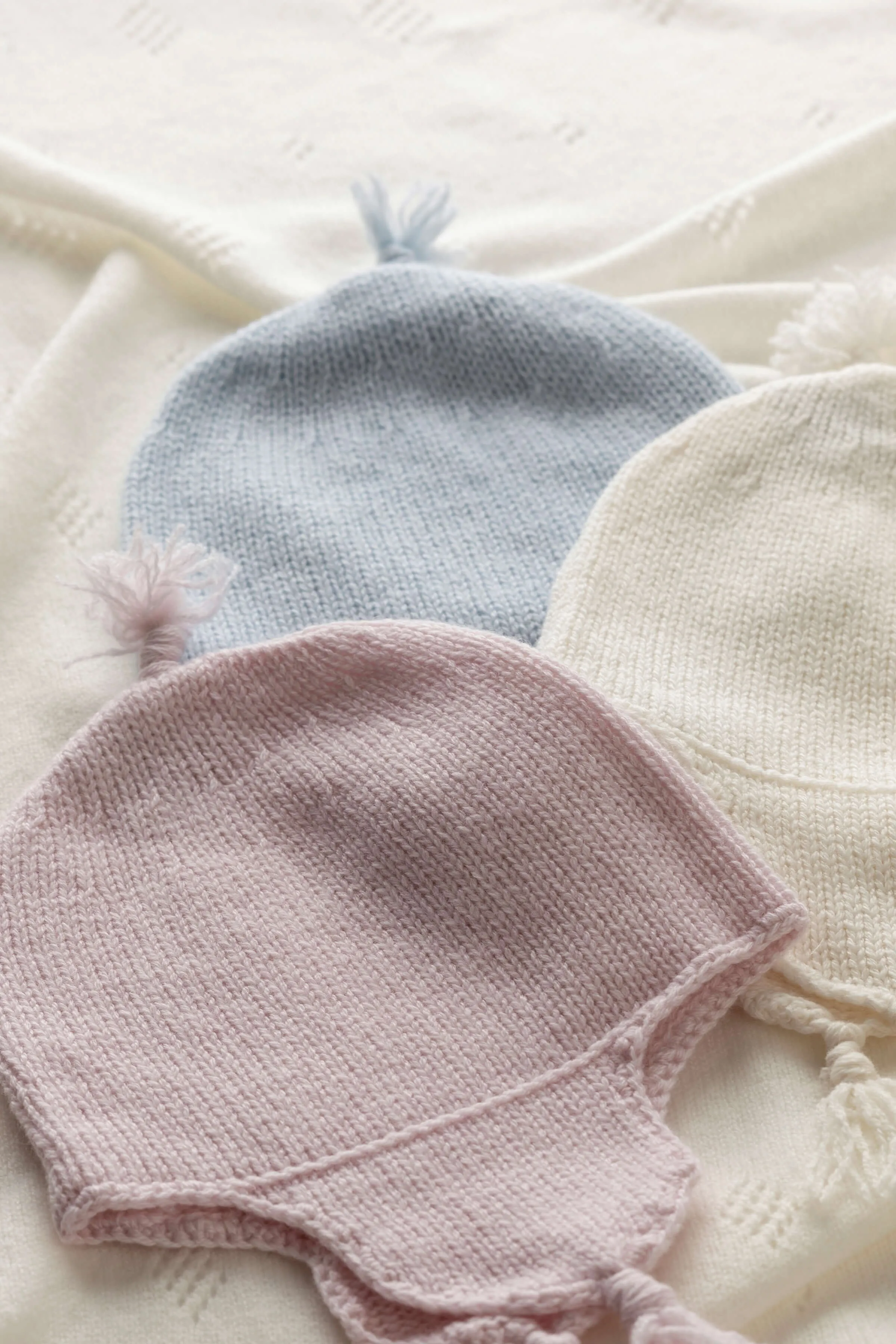 Cashmere Baby Hat with Tassel