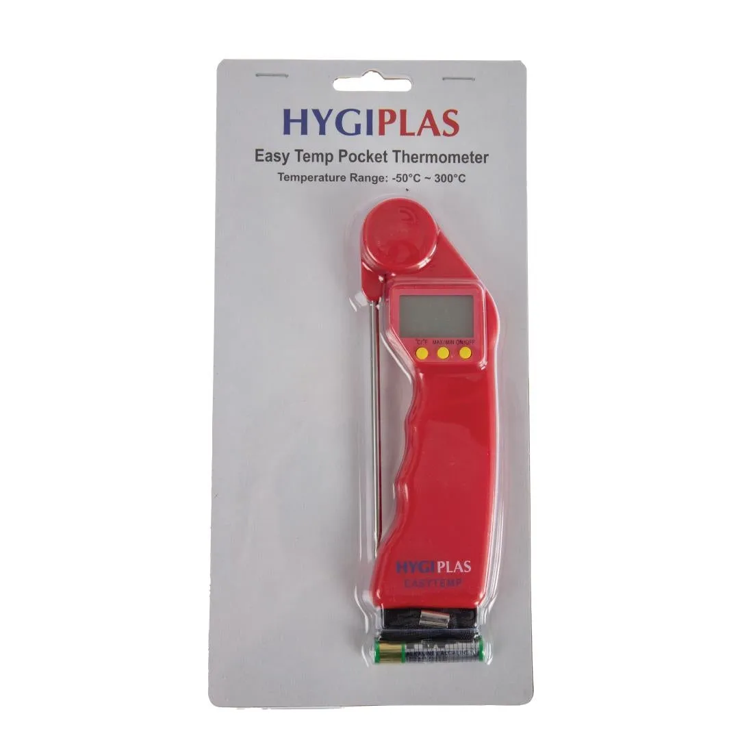 CF913 Hygiplas Easytemp Colour Coded Red Thermometer