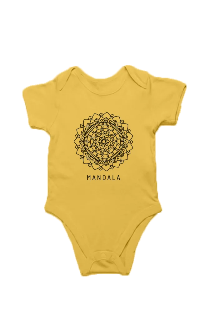 Charming Mandala Art Baby Rompers – Soft Comfort & Unique Style