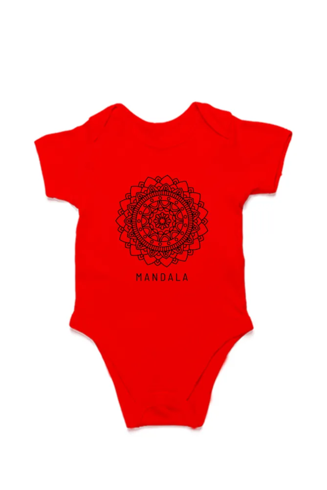 Charming Mandala Art Baby Rompers – Soft Comfort & Unique Style