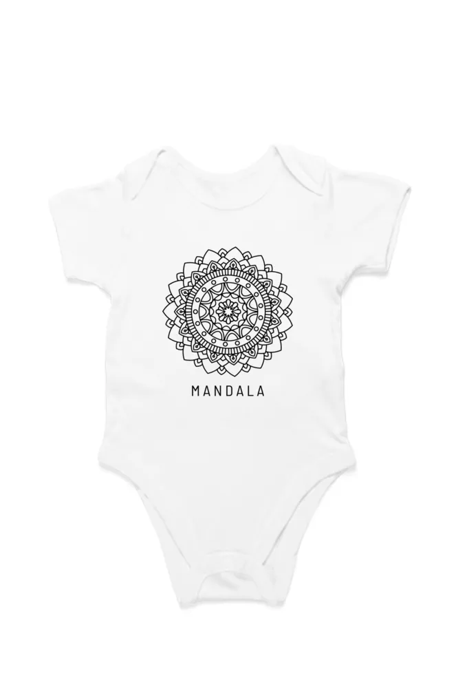 Charming Mandala Art Baby Rompers – Soft Comfort & Unique Style