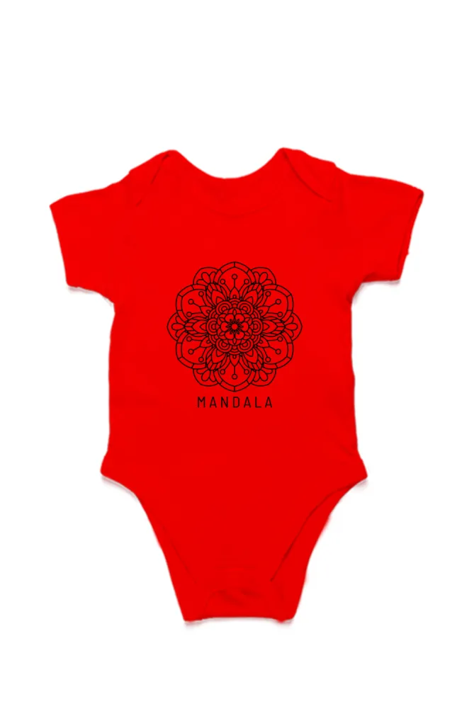 Charming Mandala Art Baby Rompers – Soft, Stylish & Comfortable