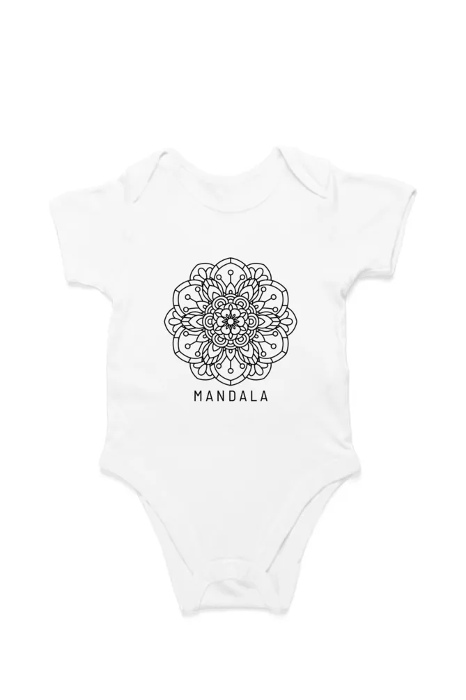 Charming Mandala Art Baby Rompers – Soft, Stylish & Comfortable