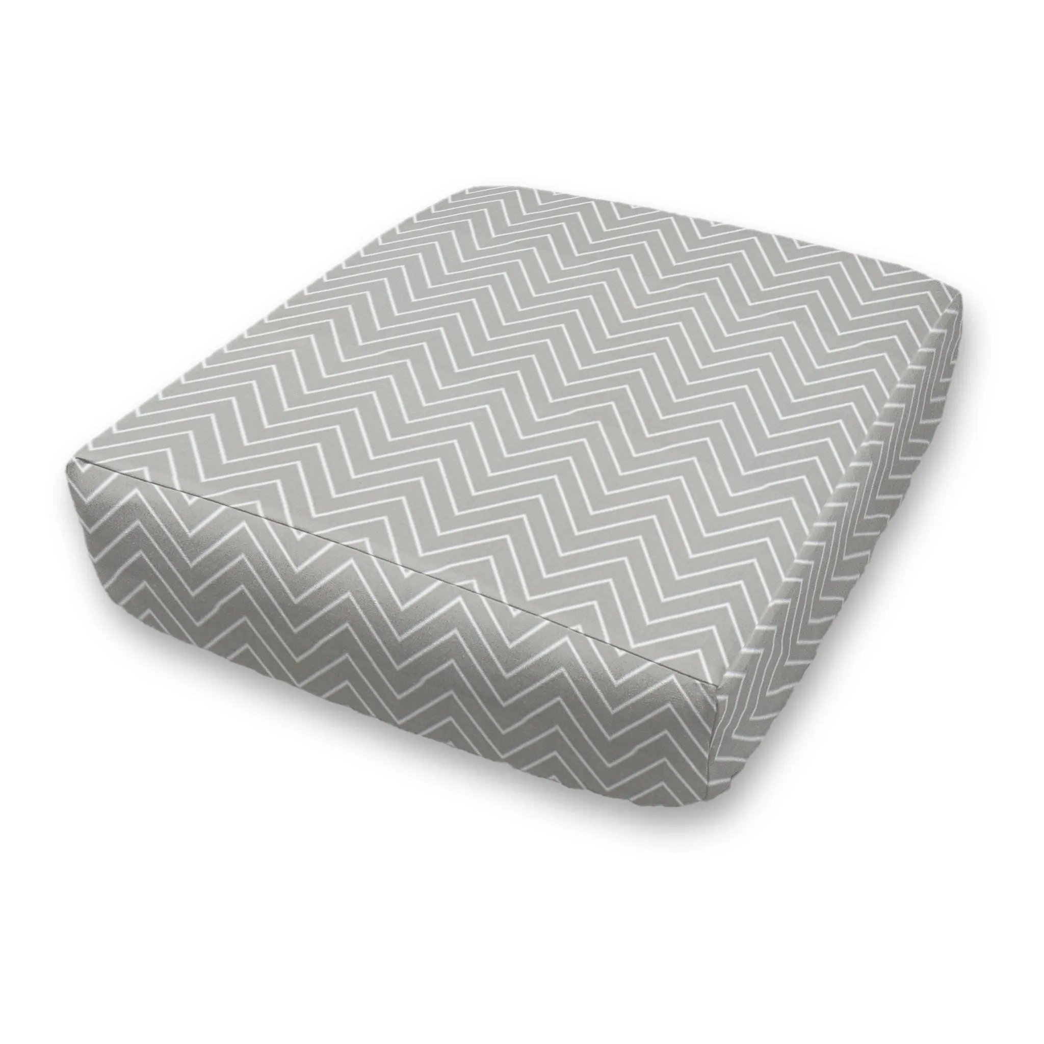 Chevron Custom Elastic Fitted Cushion Cover - Choice of Color