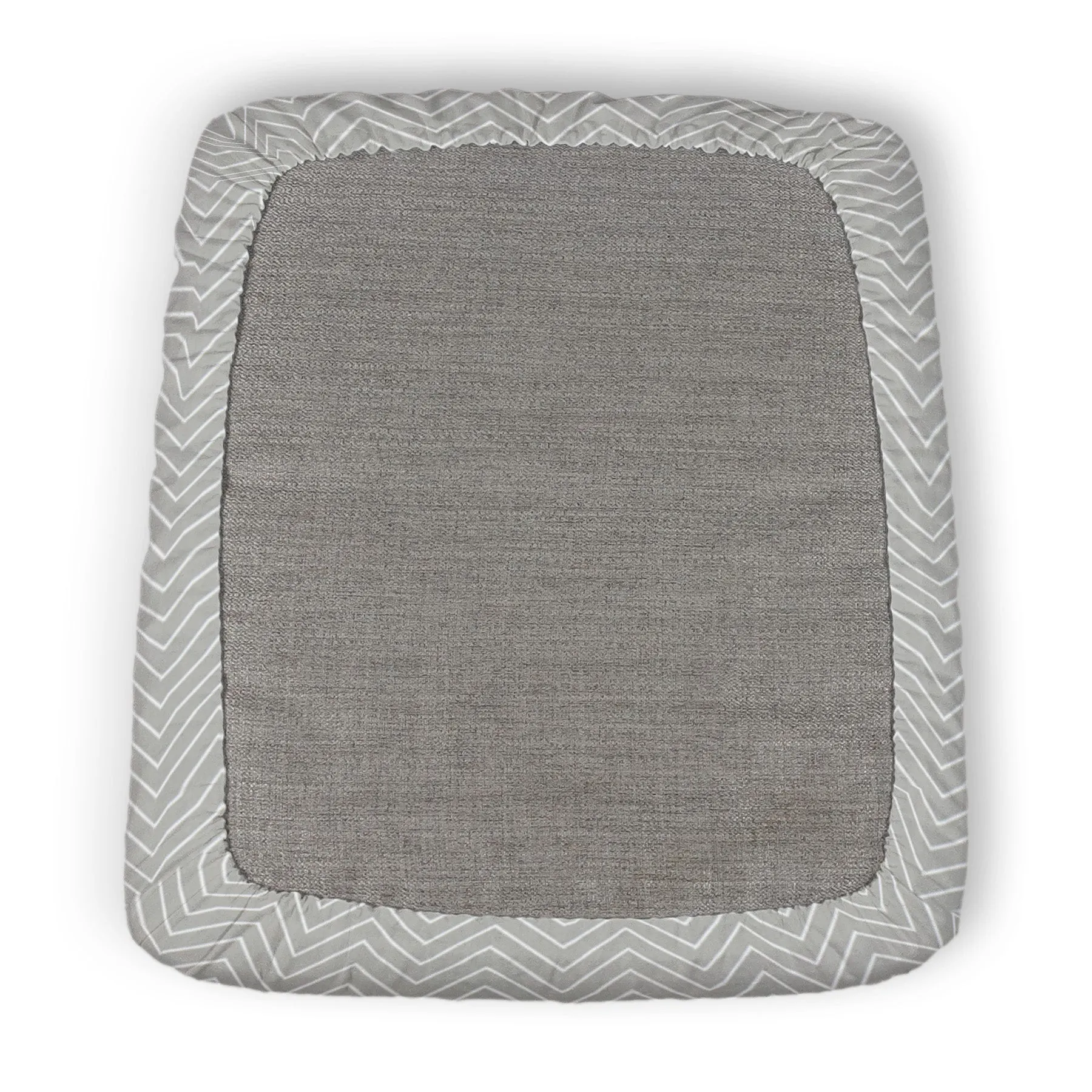 Chevron Custom Elastic Fitted Cushion Cover - Choice of Color