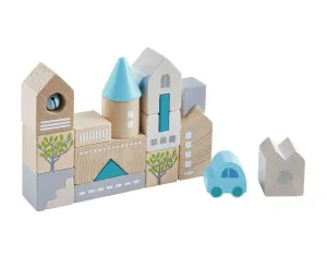 Cityscape Building Block Set - 18 Pieces