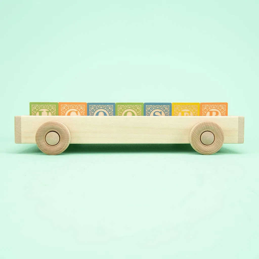 Classic ABC Blocks with Wagon