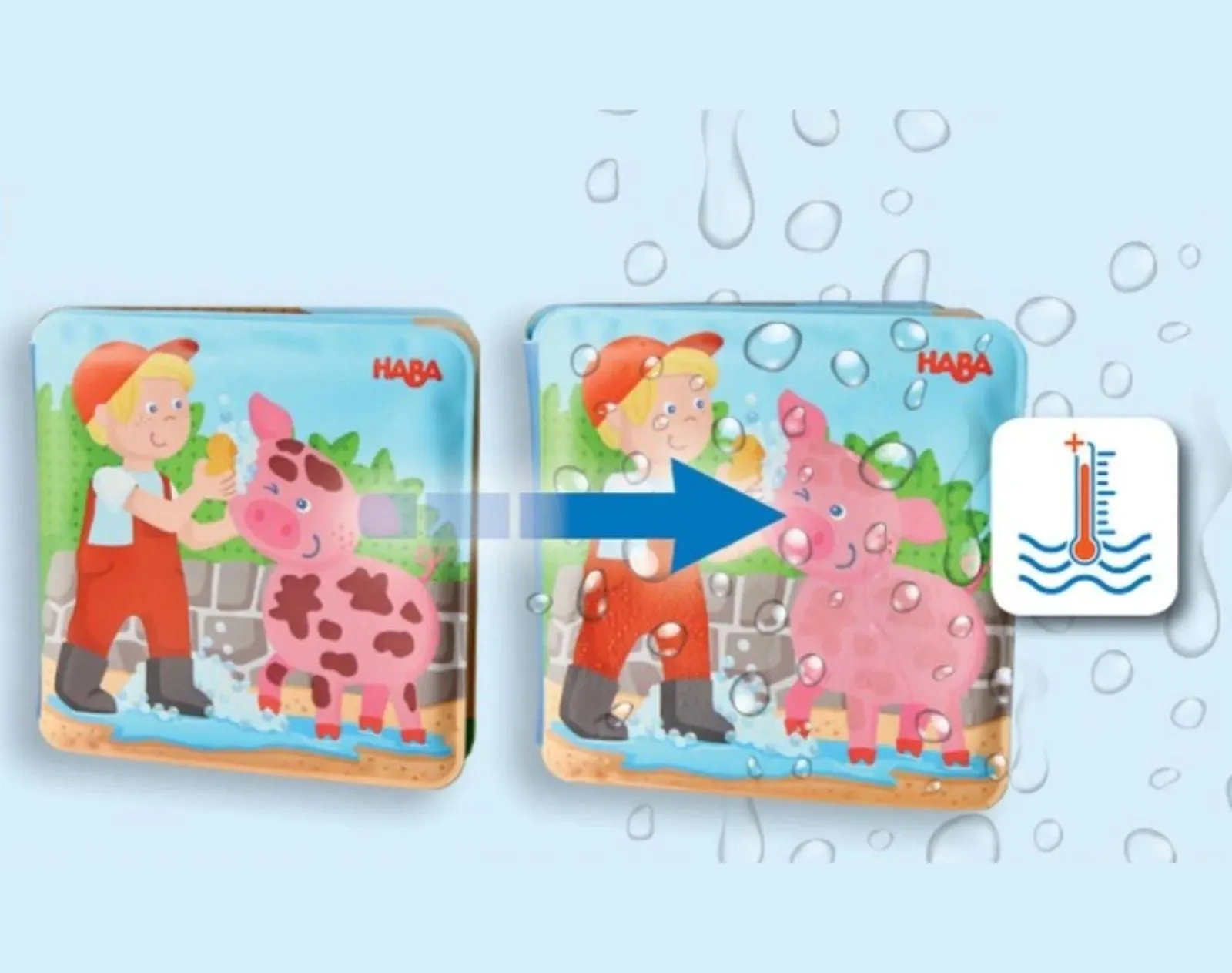 Color Changing Bath Book - Farm Animals