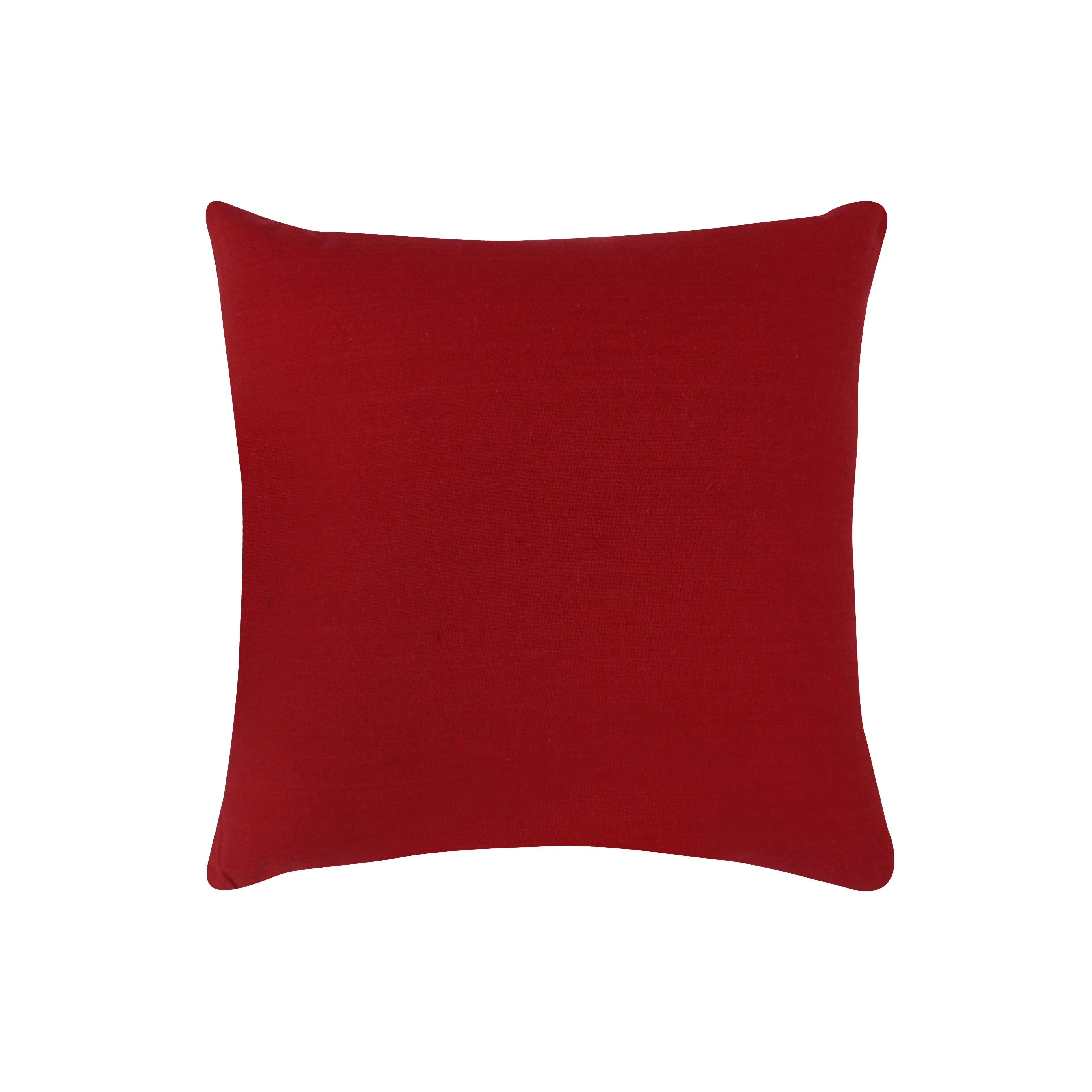 Cotton Xmas Heart Cushion Covers