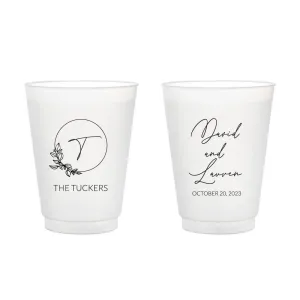 Custom Plastic Cups Wedding Favors (144)