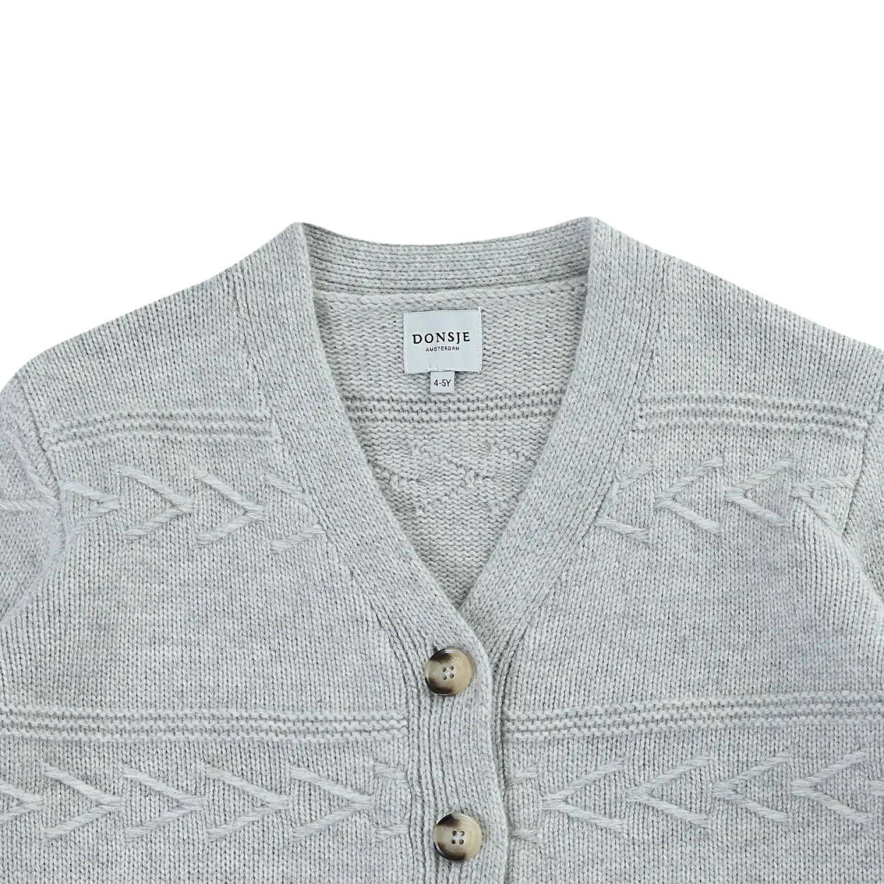 Draine Cardigan | Light Grey Melange