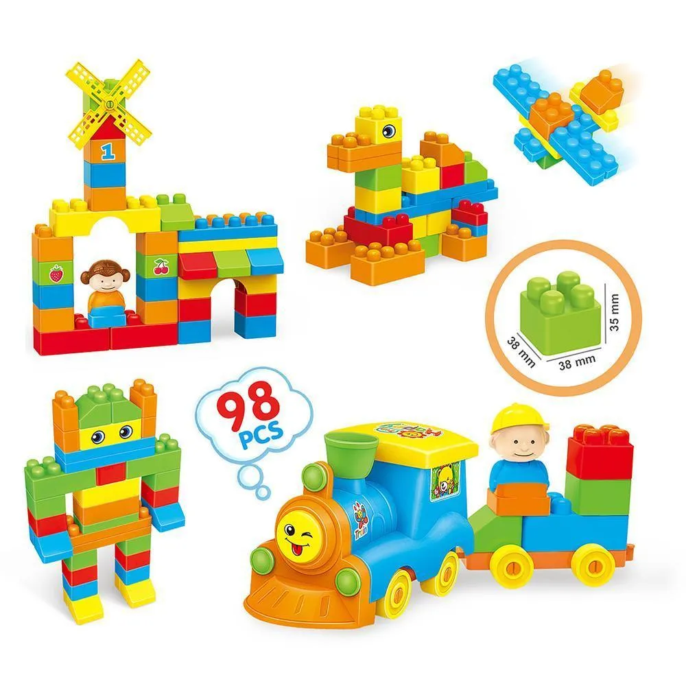 Dream Train Building Blocks 98 Pcs