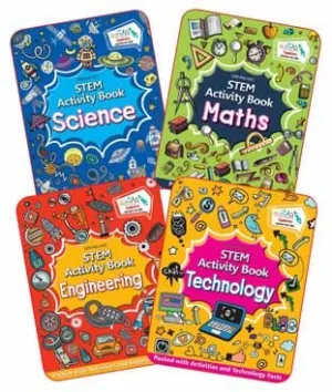 Dreamland Publications STEM Activity Books Pack (A Set of 4 Books)