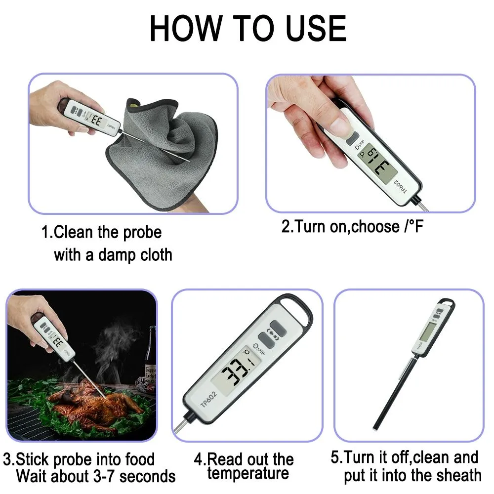 Electric Meat Temperature Thermometer