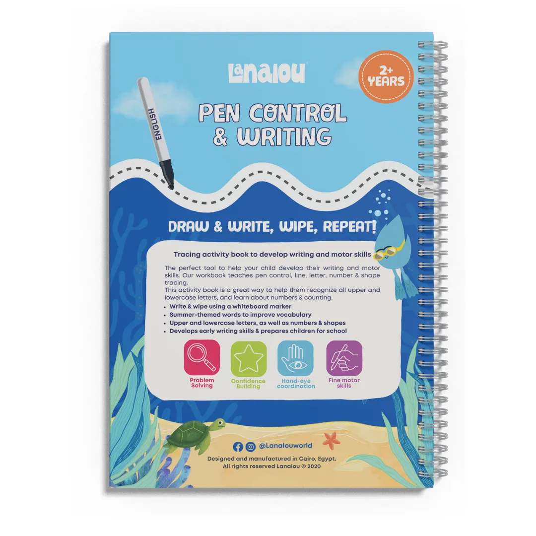 English - Pen Control & Writing Activity Book