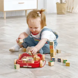 Hape - Pull-Along Cart With Stacking Blocks