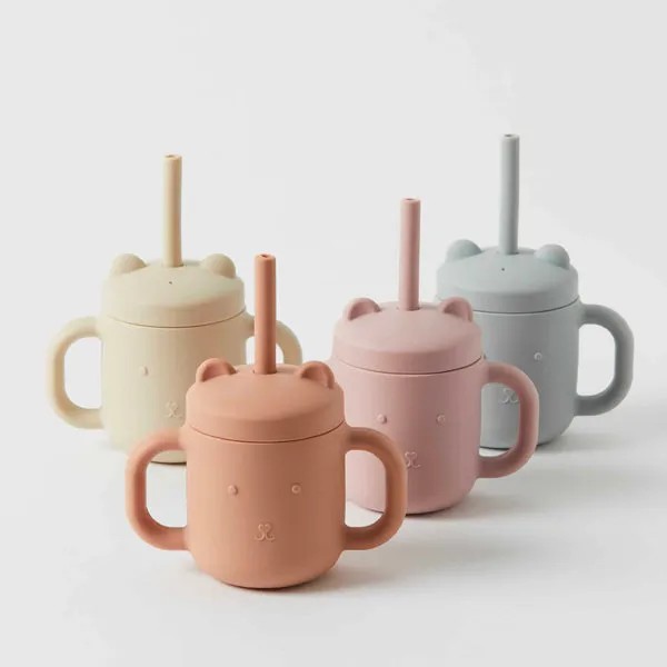 Henny Silicone Sippy Cup - Terracotta