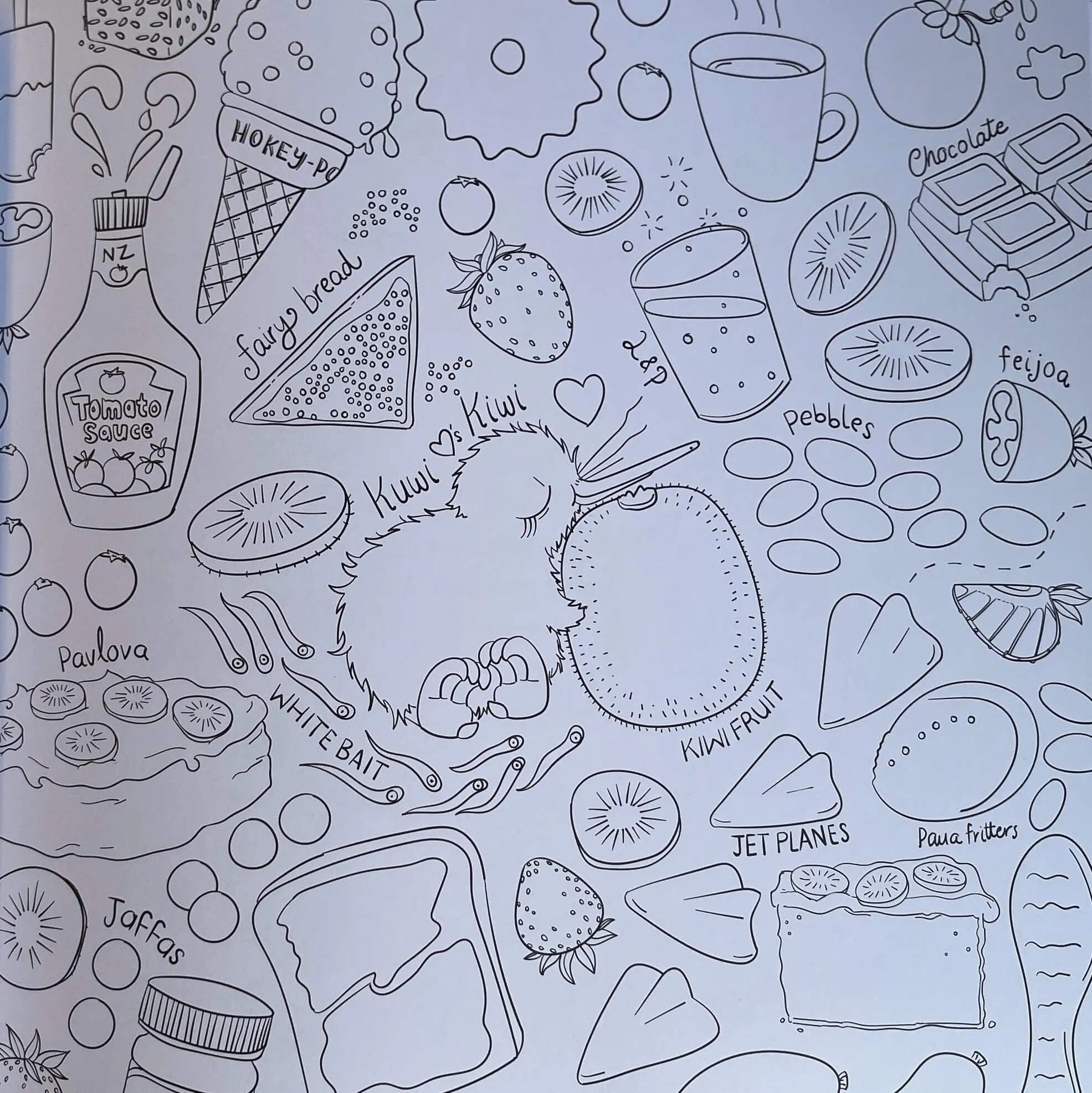 Kuwi's Creative Colouring Book