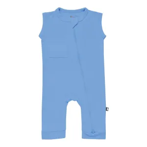 Kyte Baby Sleeveless Zippered Romper - Periwinkle