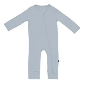 Kyte Baby Zippered Romper in Fog