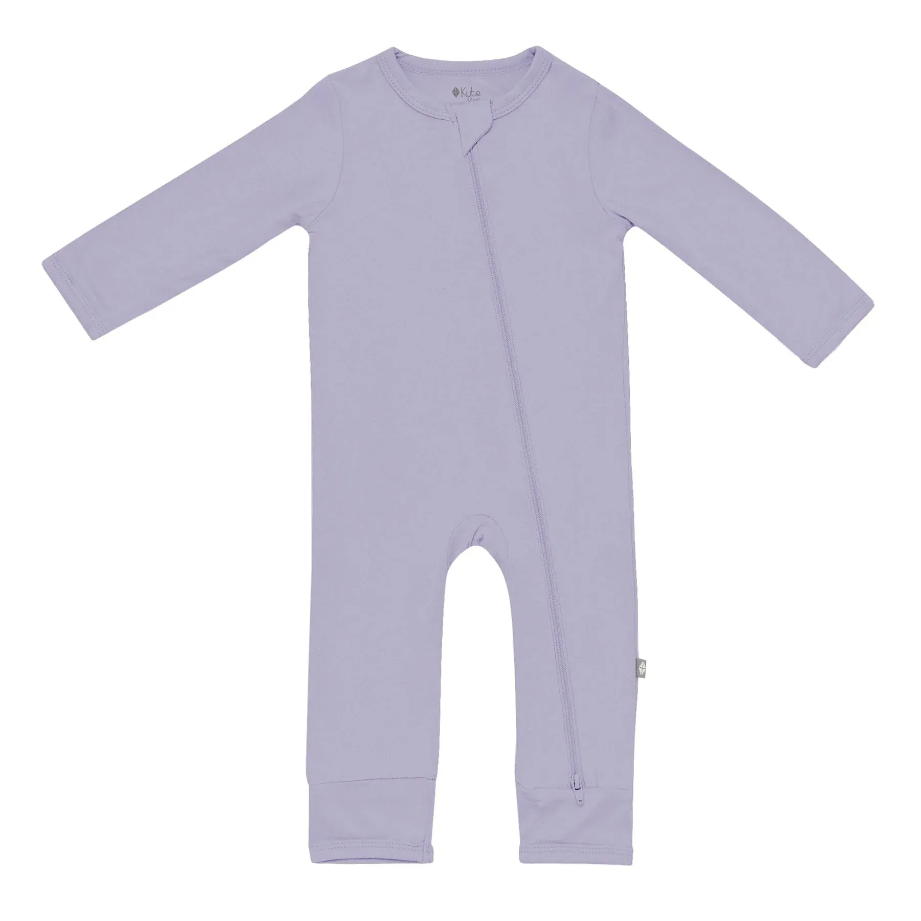 Kyte Baby Zippered Romper in Taro