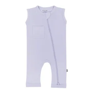 Kyte Baby Zippered Sleeveless Romper in Lilac