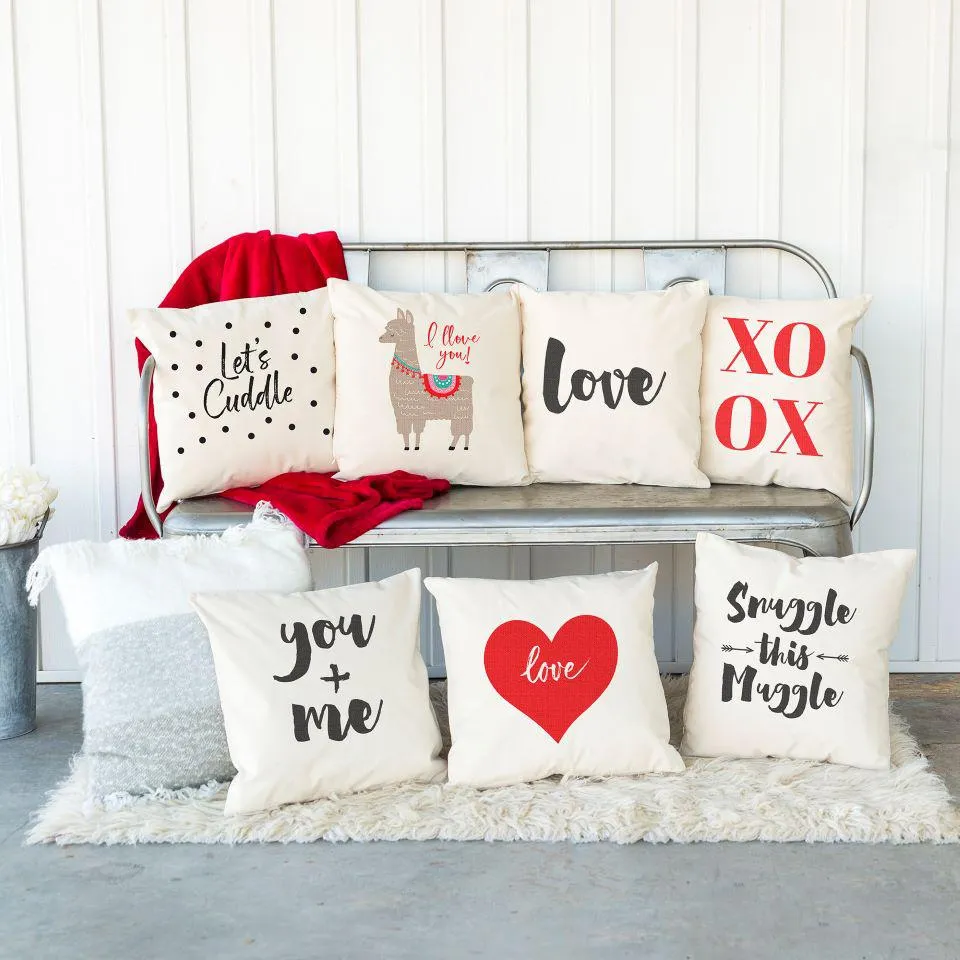 Love Collection Throw Pillow Covers