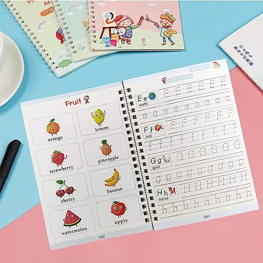 Magic Stencil Reusable Learning Workbook Set