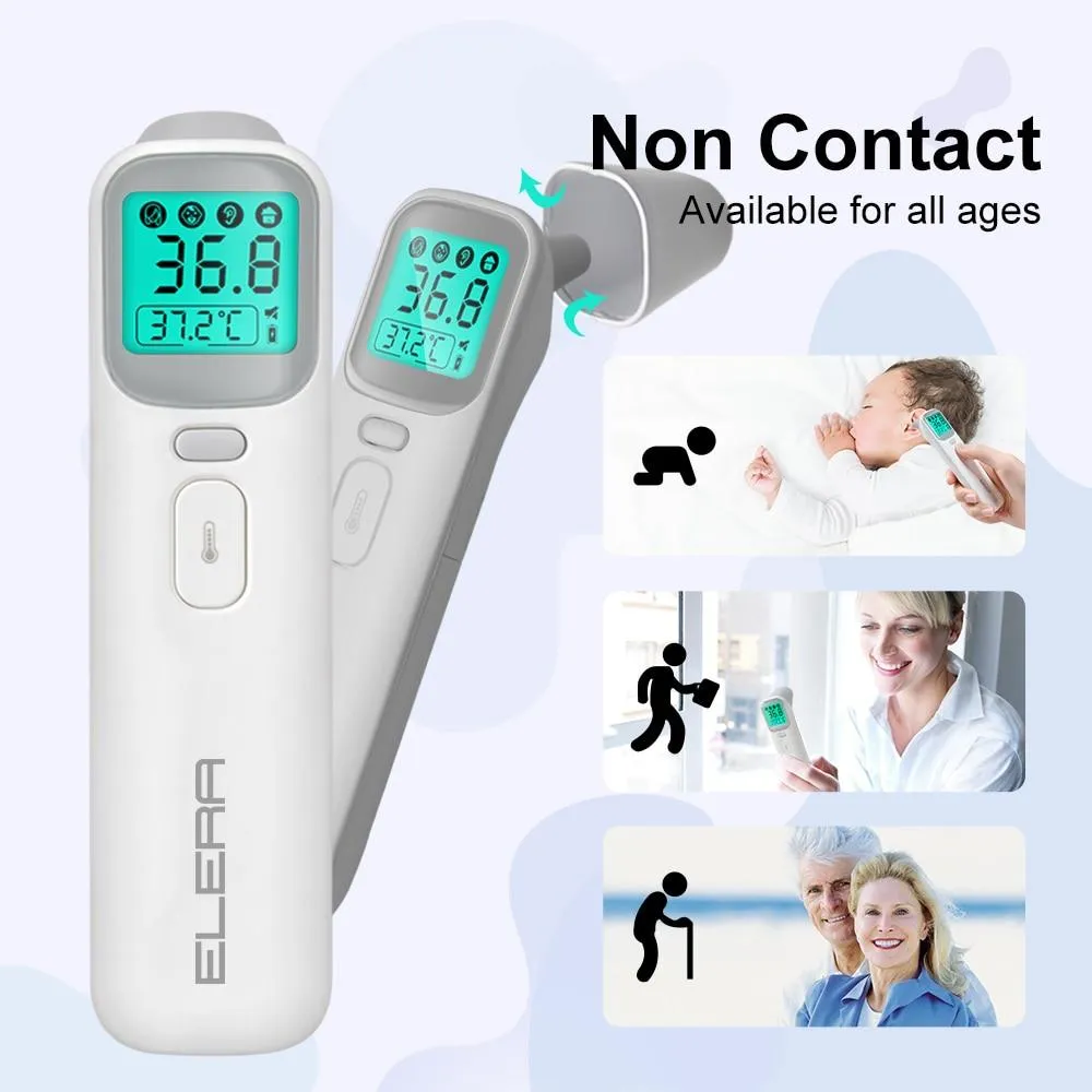 Multifunction Adult/Baby LCD Digital Non-Contact Forehead Thermometer