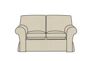 Newport | 2 Seater Extra Loose Cover | Miami Pewter